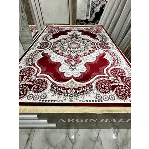 Etnik Desen Halı Kırmızı Renk ARGIN HALI