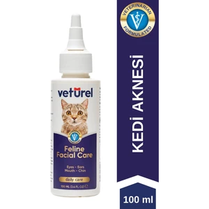 Kedi Yüz Bakım Solüsyonu 100 ml Kedi Aknesi Gözy Lekesi Temizleme Kedi Bakımı