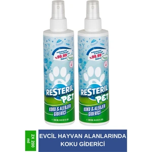 Resteril Hiyen Spreyi Pet 2x200 ml Kedi Oyuncakları Tırmalama Tahtası Köpek Ağızlığı