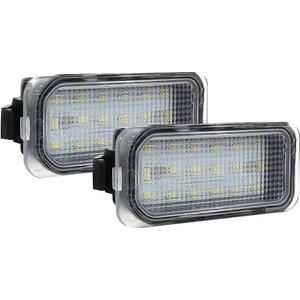 Focus Iı Fıesta Vıı Mondeo Iv Kuga 2008-2019 Için 2 Adet Araba LED Plaka Numarası Işığı (Yurt Dışından)