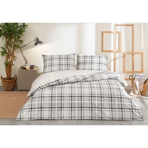 Ranforce Çift Kişilik Nevresim Takımı Caleb Gri