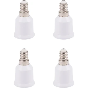4x E14 - E26 E27 Adaptör Soketi E14 - Orta Soket E26 E27 Dönüştürücü Ampul Tabanı Adaptör Dönüştürücü (Yurt Dışından)