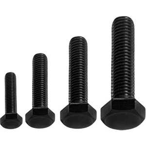 DIN933 M8 60 mm Siyah Cıvata 60 Adet