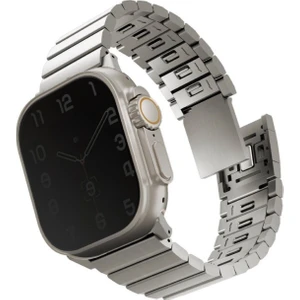 Apple Watch 49MM Ultra 2/1 - 46MM Seri 10 - 45MM Seri 9/8/7 - 44MM Seri Se2/se/6/5/4 Çelik Kordon