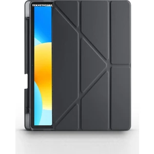 TEKNETSTORE Huawei Matepad 11.5 Inç Tablet Uyumlu Kılıf Katlanır Kalemlikli Standlı Uyku Modlu Akıllı Kapak