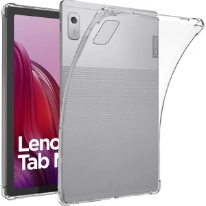 TEKNETSTORE Lenovo Tab M9 (ZAC30155TR) 2023 Uyumlu Silikon Kılıf Şeffaf Darbelere Karşı Köşe Korumalı