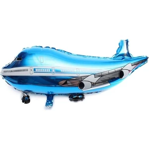 Tatlı Günler Folyo Balon Mavi Uçak 22 Inç