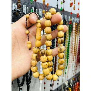 Türk Tesbih Sanatı Zeytin Ağacı Iri Boy Tesbih