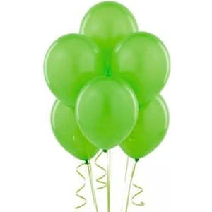 Açık Yeşil 30 Adet Metalik Balon Büyük Boy 30  cm