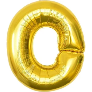 Tatlı Günler Altın Folyo Balon 40" Inç 100  cm  O Harfi