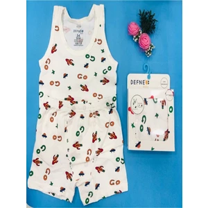 Kıpırık Baby  % 95 Pamuklu Erkek Çocuk Atlet Boxer Iç Çamaşır Takımı