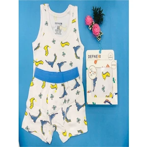 Kıpırık Baby  % 95 Pamuklu Erkek Çocuk Atlet Boxer Iç Çamaşır Takımı