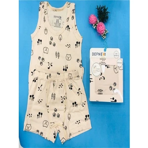 Kıpırık Baby  % 95 Pamuklu Unısex Çocuk Atlet Boxer Iç Çamaşır Takımı