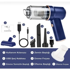 ST-6638C Çok Fonksiyonlu Vakumlu Araç Süpürgesi ST-6638C