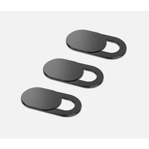 Web Kamerası Kapağı, Webcam Cover, Notebook, Laptop, Macbook, Telefon, Tablet Için Kamera Kapatıcı, Gizleyici Siyah (3 Adet )