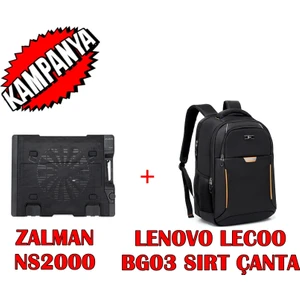 ZM-NS2000 17" 200MM Nb Soğtucu + Lenovo Lecoo Nb Sırtçantası