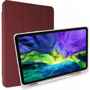 TEKNETSTORE Ipad Pro 12.9 Inç 5. ve 6. Nesil 2021 / 2022 M2 Çip Uyumlu Kalem Bölmeli Standlı Silikon Kılıf