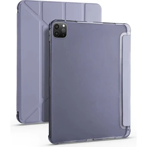 TEKNETSTORE Ipad Pro 12.9 Inç 5. ve 6. Nesil 2021 / 2022 M2 Çip Uyumlu Kalem Bölmeli Standlı Silikon Kılıf