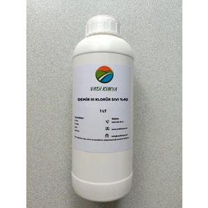 Vadi Kimya Demir Iıı Klorür Sıvı %40 - 1 Lt
