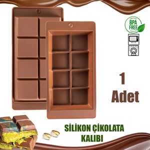 Mys 30301-1 Çikolata Kabı Dubai Silikon, Çikolata Yapma Kalıbı Bpa Free Pratik Çikolata Kabı
