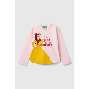 Kız Bebek Uzun Kol T-Shirt - Açık Pembe