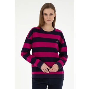 U.S. Polo Assn. Kadın Fuşya Sweatshirt 50299003-VR023