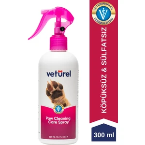Pati Temizlik Ve Koku Sprey 300Ml Kedi Tüy Köpek Pati Temizleme Köpüksüz Pati Bakım