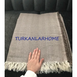 Türkanlar Home Lüks Pamuklu Koltuk-Çekyat Örtüsü 175 x 220  cm  Çift Taraflı Terletmez Kaymaz Toplanmaz