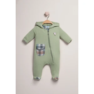 Baby Fou Kapüşonlu Fermuarlı Tulum