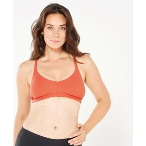 Nabaiji Kadın Sporcu Kesim Yuvarlak Yaka Bikini Üstü - Turuncu - LILA