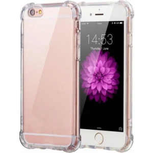 Kzy Apple iPhone 6ss Plus Kapak Kamera Bölümü Açık Airbag Antishock Köşe Korumalı Şeffaf Silikon Kılıf