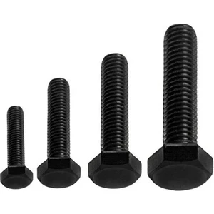 DIN933 M6 35 mm Siyah Cıvata 40 Adet