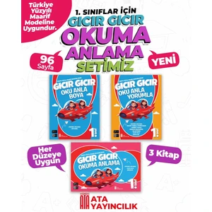 (2024-2025) 1. Sınıf Gıcır Gıcır Okuma Anlama Seti - 3 Kitap