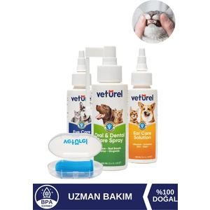 Kedi Bakım Seti 360 Silikon Parmak Fırça Kedi Diş Fırçası Ağız Kokusu Gözy Lekesi Kulak Uyuzu