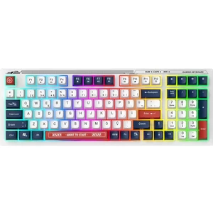 Kb-98 Sessiz Rainbow Q Türkçe Klavye Membrane Oyuncu Klavyesi Gaming Klavye