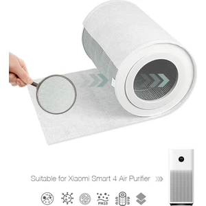 10 Adet Xiaomi Air Purifier 4 Uyumlu Toz Tutucu Ön Filtre