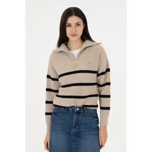 U.S. Polo Assn. Kadın Taş Kazak /triko 50297407-VR049