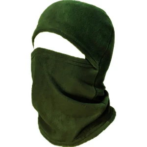 Haki Polar Kar Maskesi Termal Kışlık Şapka Bere Boyunluk Motorcu Kask Içi Balaclava Asker Yeşili