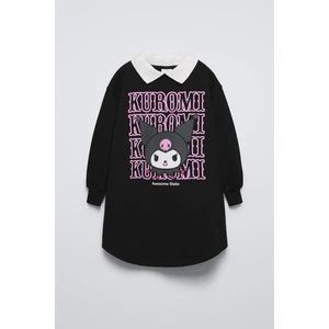 Kuromi Baskılı Sweatshirt Elbise