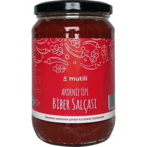 Akdeniz Tipi Biber Salçası 700 Gram Doğal Salça Organik Salça