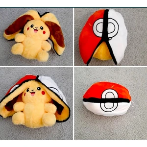 NB Market Pokemon Pikachu Peluş Oyuncak Hediyelik Sürpriz Peluş 40cm Uyku Arkadaşı Fermuarlı