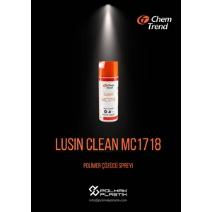 LUSIN MC1718
Organik Çözücü Kalıp Temizleme Spreyi