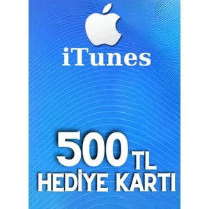 App Store & Itunes Hediye Kartı 500 Tl