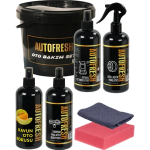 Auto Fresh 7'li Araç Temizlik Bakım Seti Oto Bakım Seti