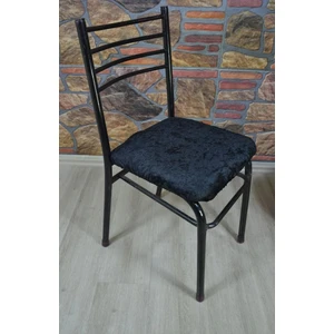 4 Adet Demir Sandalye Kılıfı Kadife Kumaş