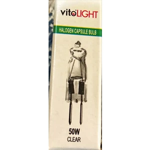 50 Watt 220 Volt Halojen Kapsül Ampul-Sarı Işık