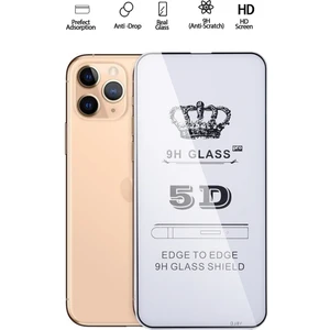 Iphone 11 Pro Uyumlu Tam Kapatan  Ekran Koruyucu  Tamperli Kırılmaz Cam