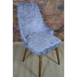 Kollu Sandalye Kılıfı Kadife Kumaş