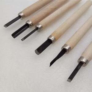 Ağaç Oyma Seti 6 Parça - Iskarpela Seti