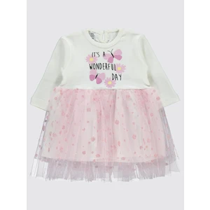 Welkin Kız Bebek Elbise 6-18 Ay Pembe